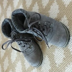 Gray Boots
